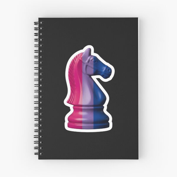 Item preview, Bisexual Pride Chess Knight Game Piece designed and sold by Owcomm.