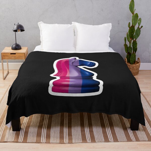 Item preview, Bisexual Pride Chess Knight Game Piece designed and sold by Owcomm.