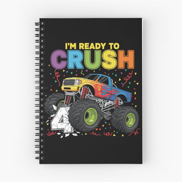 Item preview, I'm Ready To Crush 4 Monster Truck Birthday Four Years Old designed and sold by PopStars1993.
