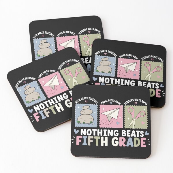 Item preview, Nothing Beats Fifth Grade Rock Paper Scissors Teacher designed and sold by VGAfanatic.