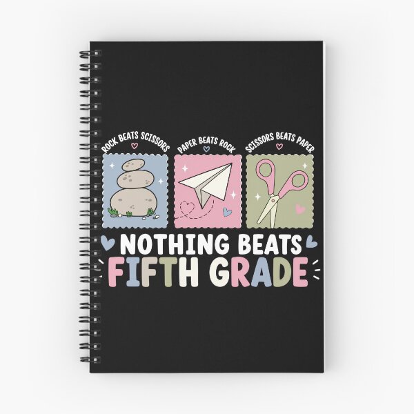Item preview, Nothing Beats Fifth Grade Rock Paper Scissors Teacher designed and sold by VGAfanatic.