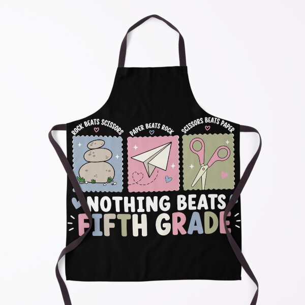 Item preview, Nothing Beats Fifth Grade Rock Paper Scissors Teacher designed and sold by VGAfanatic.
