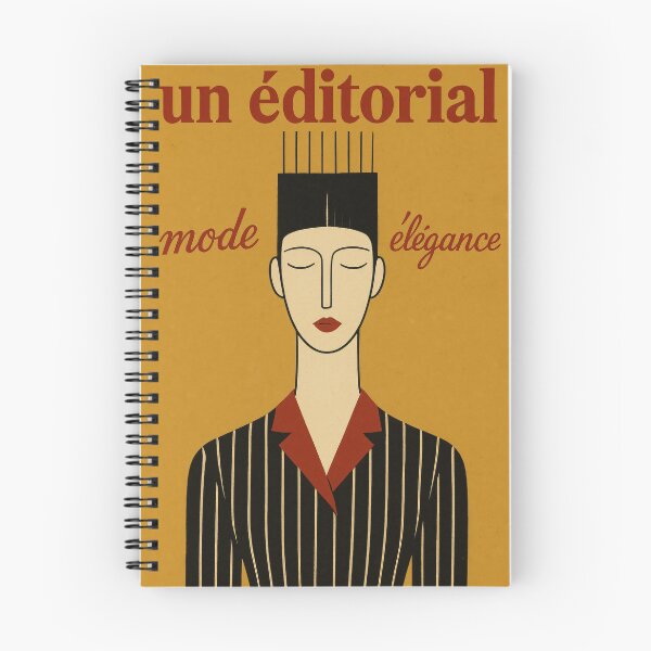 Item preview, Editorial Fashion Poster | French Abstract Woman in Hat Wall Art | Mid Century Modern French Art  designed and sold by codeslinger.