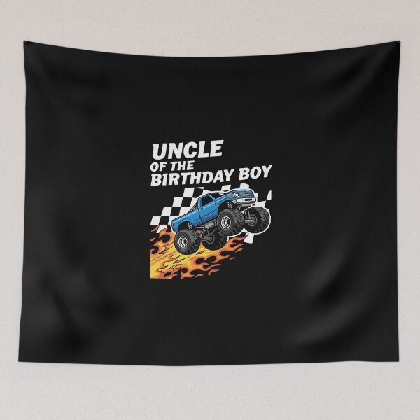 Item preview, Uncle Of The Birthday Boy Monster Truck Birthday Family designed and sold by PopStars1993.