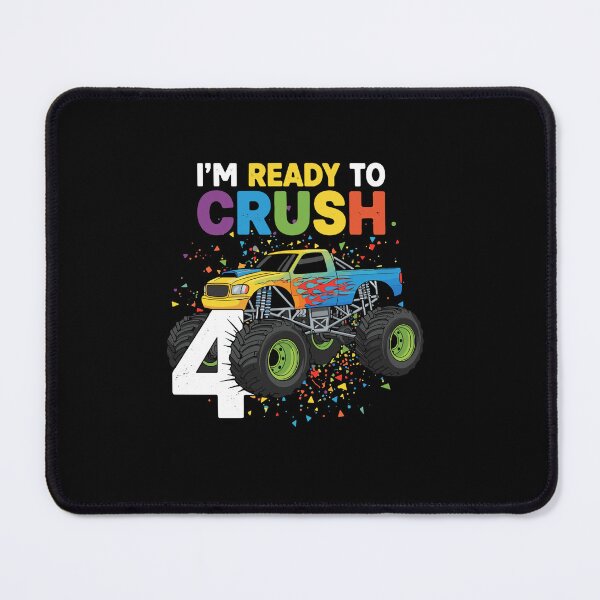 Item preview, I'm Ready To Crush 4 Monster Truck Fourth Birthday Boy designed and sold by PopStars1993.