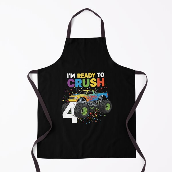Item preview, I'm Ready To Crush 4 Monster Truck Fourth Birthday Boy designed and sold by PopStars1993.