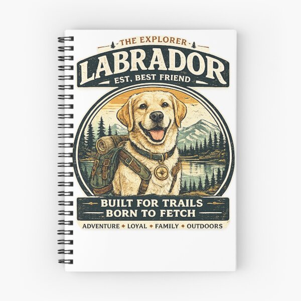 Item preview, Labrador Retriever Adventure Club | Vintage Outdoor Dog Lover Shirt designed and sold by TeeVibeHaus.