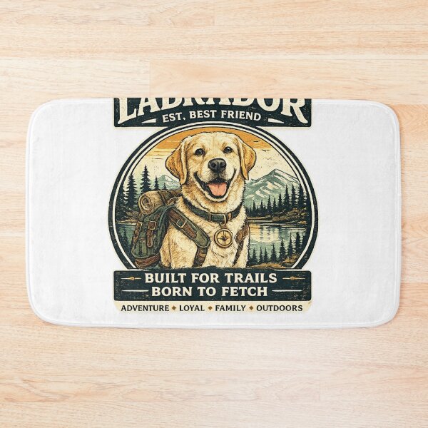 Item preview, Labrador Retriever Adventure Club | Vintage Outdoor Dog Lover Shirt designed and sold by TeeVibeHaus.