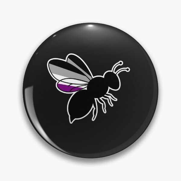 Item preview, Asexual Pride Bee Flag Wings designed and sold by Owcomm.