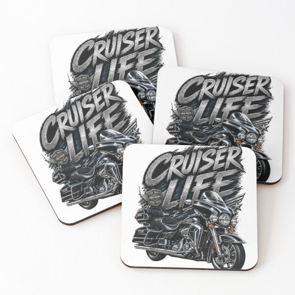 Artikelvorschau, Cruiser-Leben, hartes Fahren, freies Leben, Motorrad entworfen und verkauft von Sendgoodvibes.