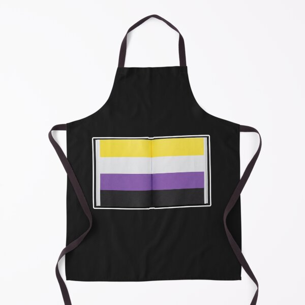 Item preview, Nonbinary Pride Flag Inside Open Book designed and sold by Owcomm.