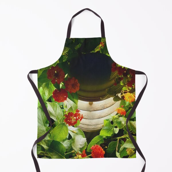 Item preview, Illuminated Vibrant Lantana Flowers in Night Garden designed and sold by ArtistSunny.