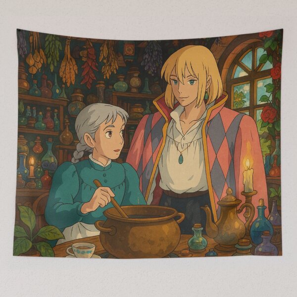 Item preview, Howl & Sophie designed and sold by AnimeHarbor.