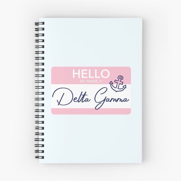 Item preview, Hello My Name Is Delta Gamma designed and sold by reaganlangston.