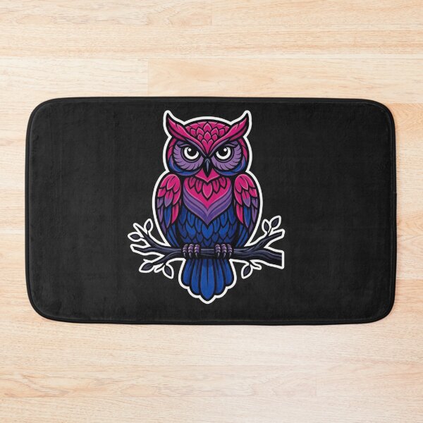 Item preview, Majestic Bisexual Pride Flag Color Owl designed and sold by Owcomm.