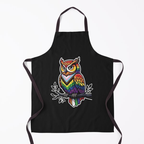 Item preview, Colorful Pride Owl Sitting On Branch designed and sold by Owcomm.