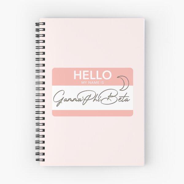 Item preview, Hello My Name Is Gamma Phi Beta designed and sold by reaganlangston.