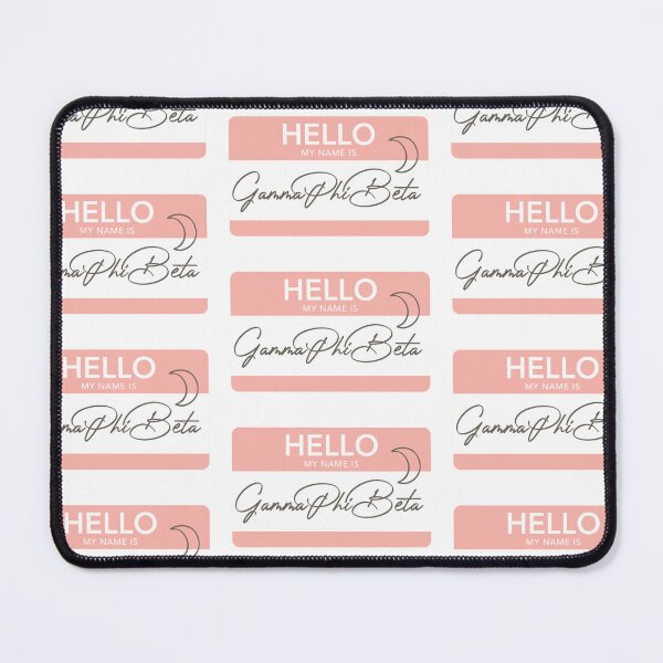 Item preview, Hello My Name Is Gamma Phi Beta designed and sold by reaganlangston.