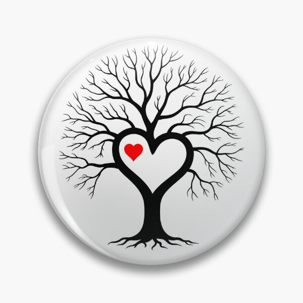 Item preview, Tree of Love Heart Silhouette designed and sold by Ginetta0815.