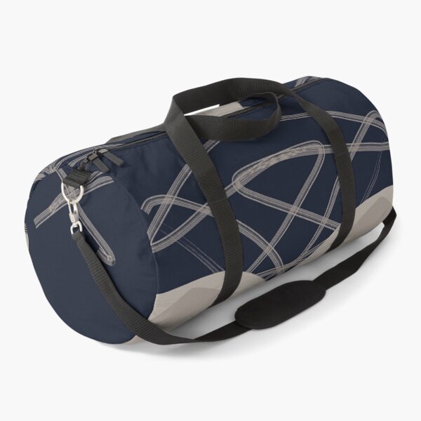 Item preview, Navy Blue and Beige Aura Hearts Pattern designed and sold by CaramelCo.