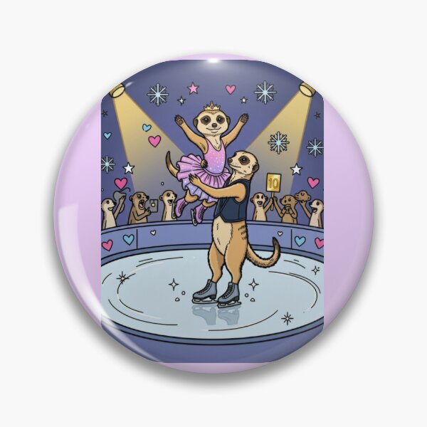 Item preview, Adorable Meerkat Figure Skating Performance designed and sold by BCapybara.