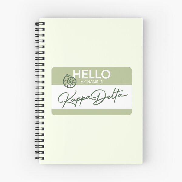 Item preview, Hello My Name Is Kappa Delta designed and sold by reaganlangston.