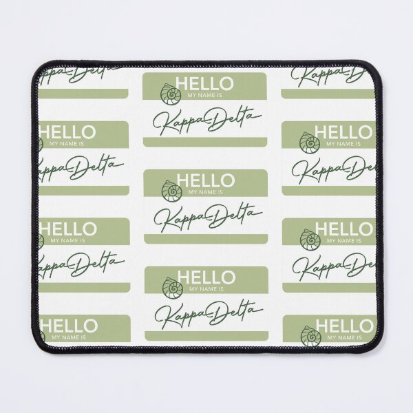 Item preview, Hello My Name Is Kappa Delta designed and sold by reaganlangston.