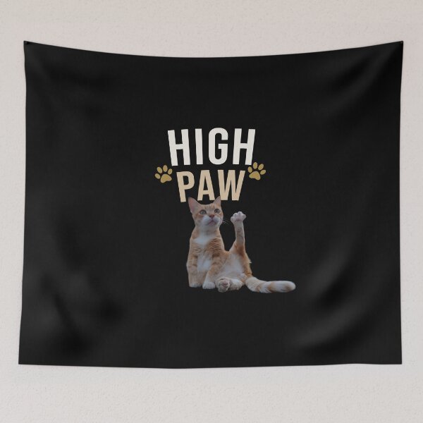 Item preview, High Paw - Funny Cat Design designed and sold by MB-CatPrints.