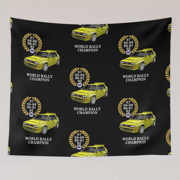 Item preview, Lancia Delta WRC Giallo Ginestra white designed and sold by plozzatuning.
