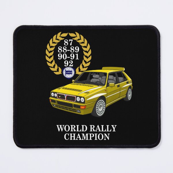 Item preview, Lancia Delta WRC Giallo Ferrari white designed and sold by plozzatuning.