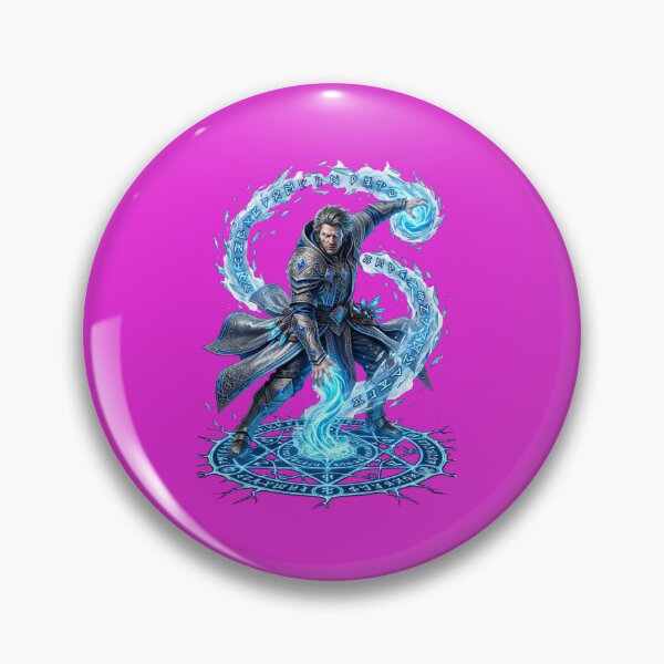 Item preview, Epic Ice Mage Sorcerer Casting Frost Magic Spell designed and sold by Utopian-Magic.
