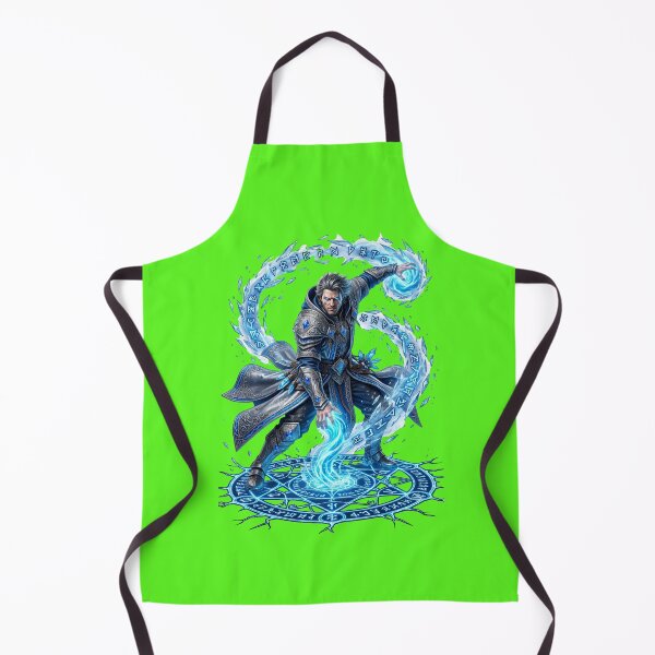Item preview, Epic Ice Mage Sorcerer Casting Frost Magic Spell designed and sold by Utopian-Magic.
