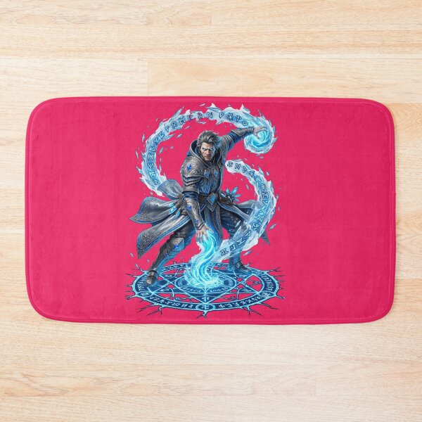 Item preview, Epic Ice Mage Sorcerer Casting Frost Magic Spell designed and sold by Utopian-Magic.