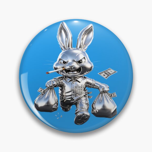 Item preview, Gangster Rabbit - Bunny with Money and Cigarette designed and sold by RAYBIL.
