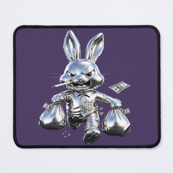 Item preview, Gangster Rabbit - Bunny with Money and Cigarette designed and sold by RAYBIL.