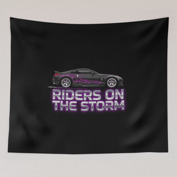 Item preview, Riders On The Storm Silver Tuner Car Tribal Flame designed and sold by Enea Kelo.