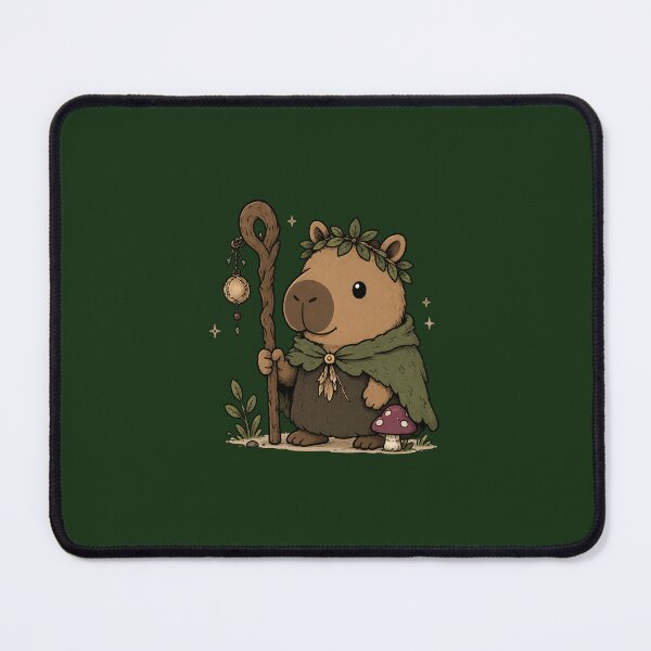 Item preview, Druid Capybara designed and sold by lacerdaju.