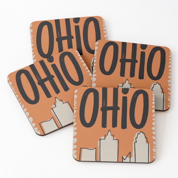 Item preview, Ohio, Modern Midwest Landscape Wall Art designed and sold by MarkedArtPrints.