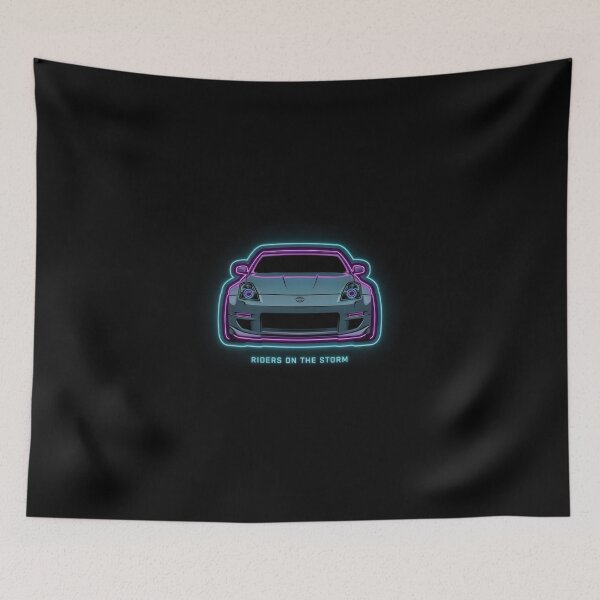 Item preview, Riders On The Storm Neon Front View JDM Coupe designed and sold by Enea Kelo.