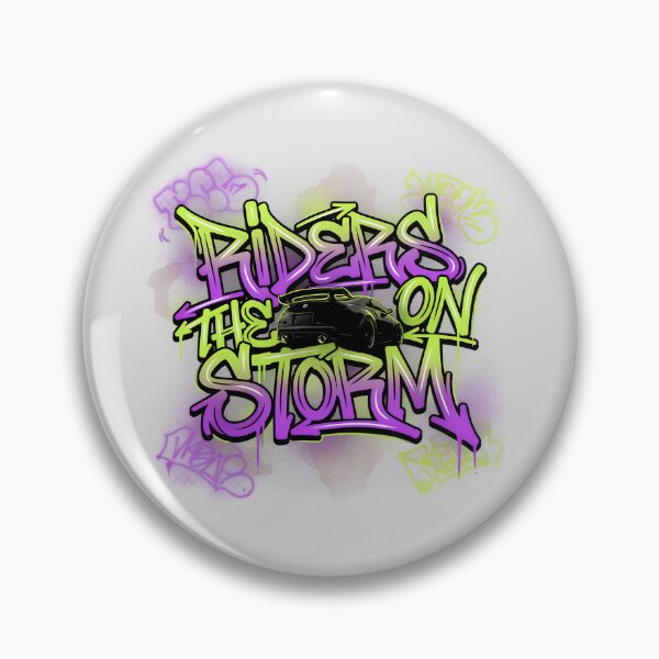 Item preview, Riders On The Storm Graffiti Tag Street Art Tuner designed and sold by Enea Kelo.