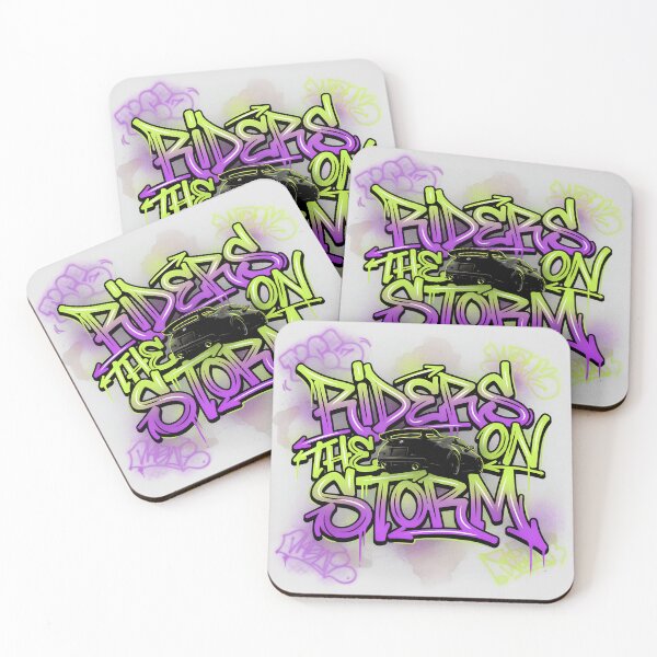 Item preview, Riders On The Storm Graffiti Tag Street Art Tuner designed and sold by Enea Kelo.