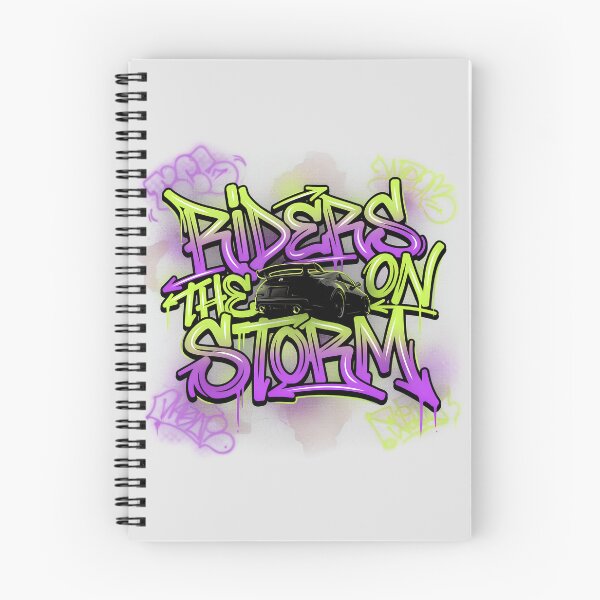Item preview, Riders On The Storm Graffiti Tag Street Art Tuner designed and sold by Enea Kelo.