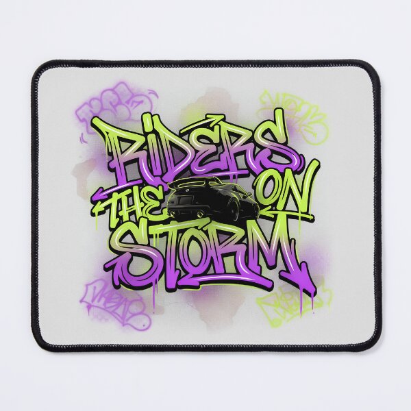Item preview, Riders On The Storm Graffiti Tag Street Art Tuner designed and sold by Enea Kelo.