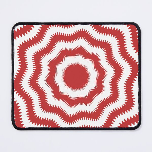 Item preview, Red Op Art Optical Illusion Pattern designed and sold by BigDigital.