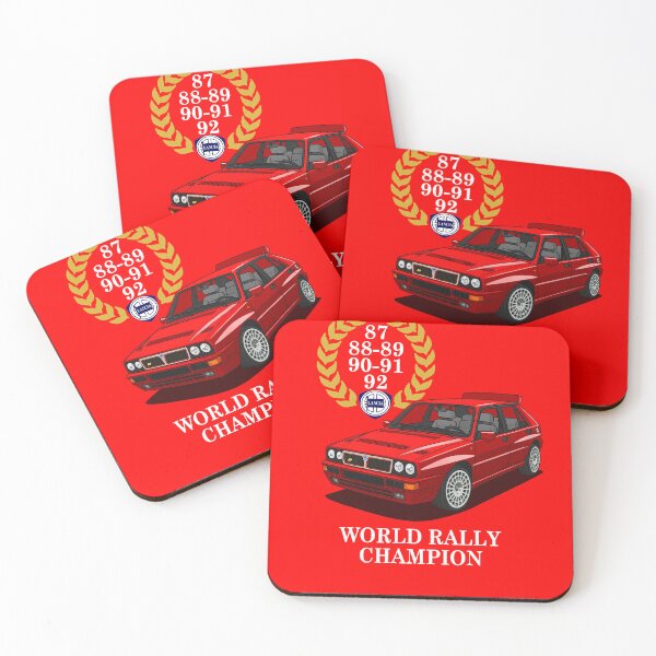 Item preview, Lancia Delta WRC Rosso Monza white designed and sold by plozzatuning.