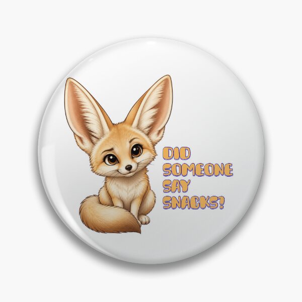 Item preview, Did Someone Say Snacks? Cute Fennec Fox Snack Lover designed and sold by tellia-kallisto.