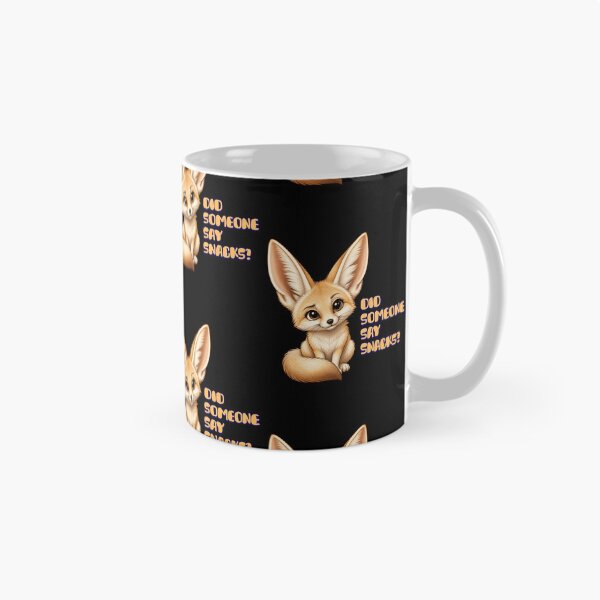Item preview, Did Someone Say Snacks? Cute Fennec Fox Snack Lover designed and sold by tellia-kallisto.