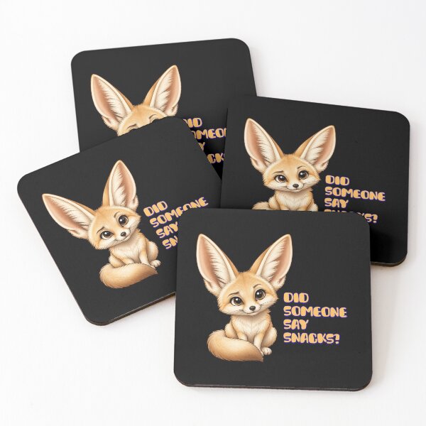 Item preview, Did Someone Say Snacks? Cute Fennec Fox Snack Lover designed and sold by tellia-kallisto.