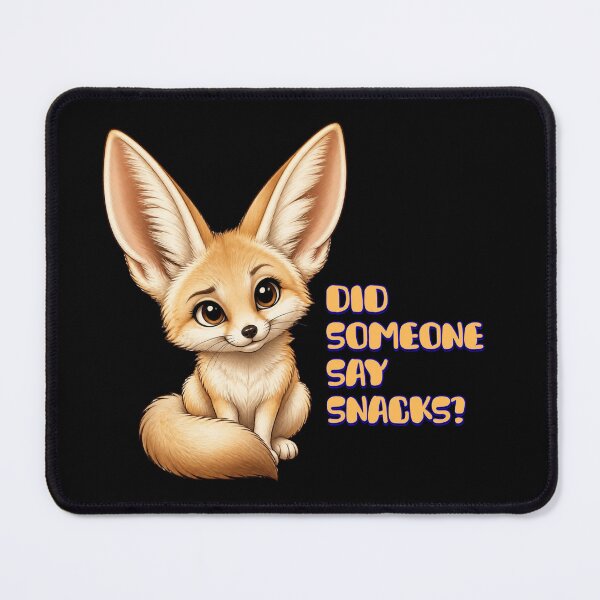 Item preview, Did Someone Say Snacks? Cute Fennec Fox Snack Lover designed and sold by tellia-kallisto.