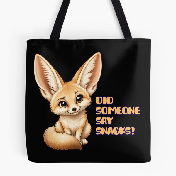 Item preview, Did Someone Say Snacks? Cute Fennec Fox Snack Lover designed and sold by tellia-kallisto.